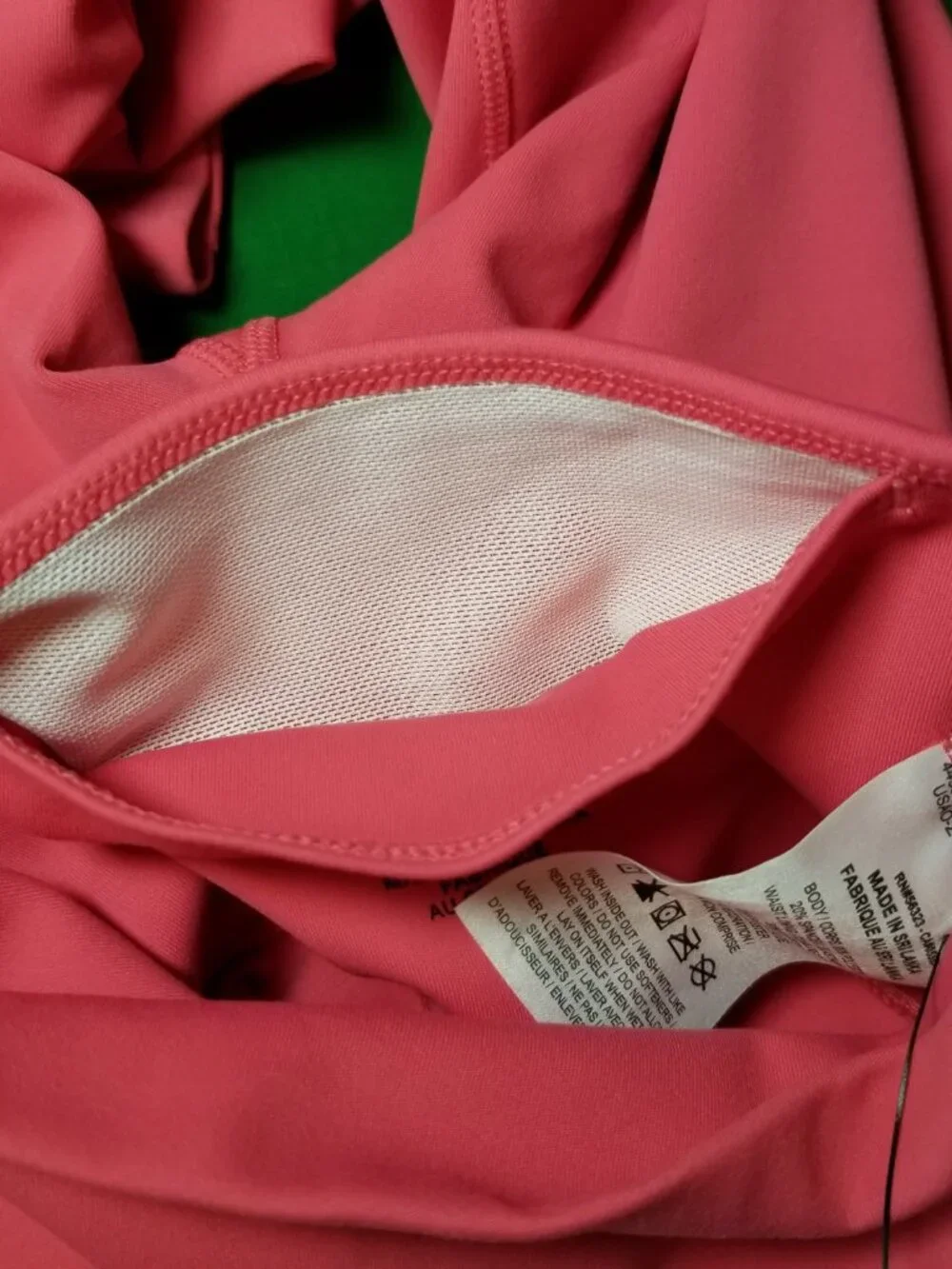 Nike Womens XXS Coral High Rise 7/8 Leggings Dri Fit Athletic Activewear NWT